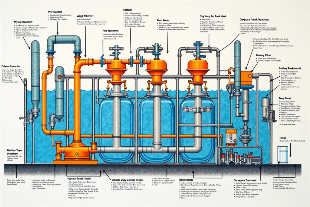 Nhà máy xử lý nước thải công nghiệp hoạt động như thế nào