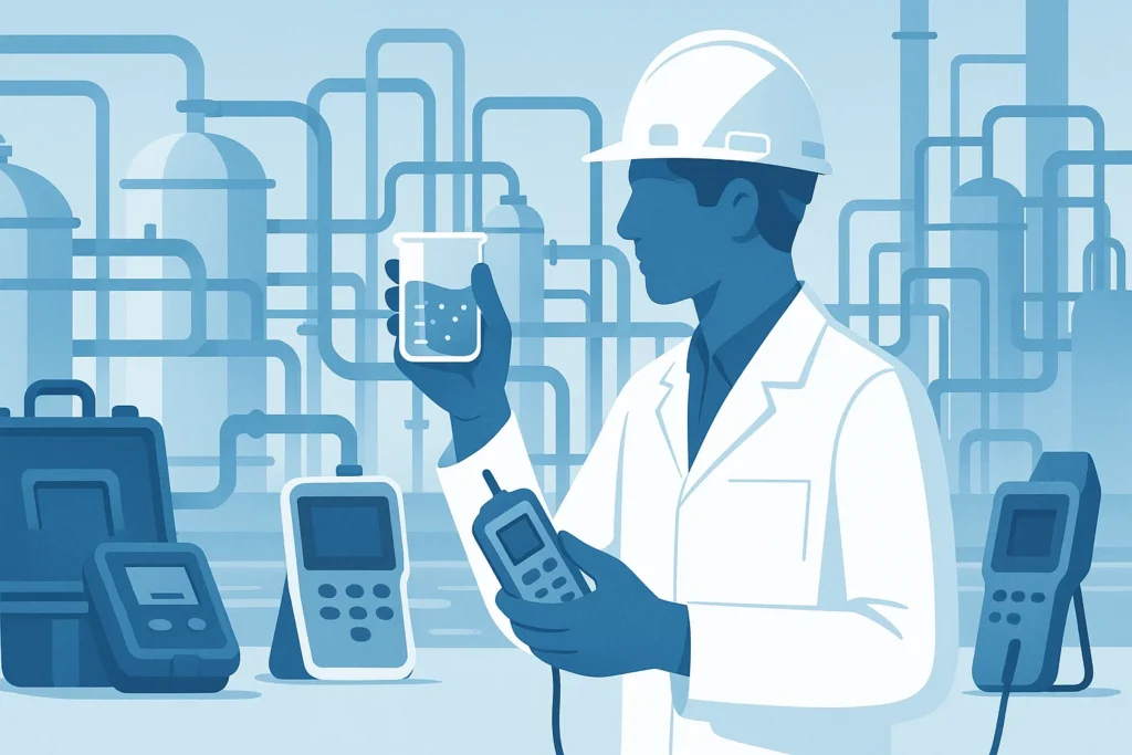 Đội ngũ kỹ thuật HACH Việt Nam đồng hành cùng doanh nghiệp trong kiểm tra và phân tích nước công nghiệp.