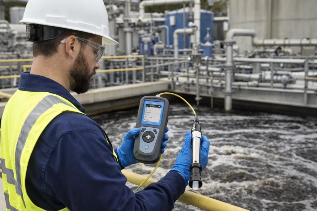 HACH HQ2200 đo chất lượng nước tại hiện trường xử lý nước thải