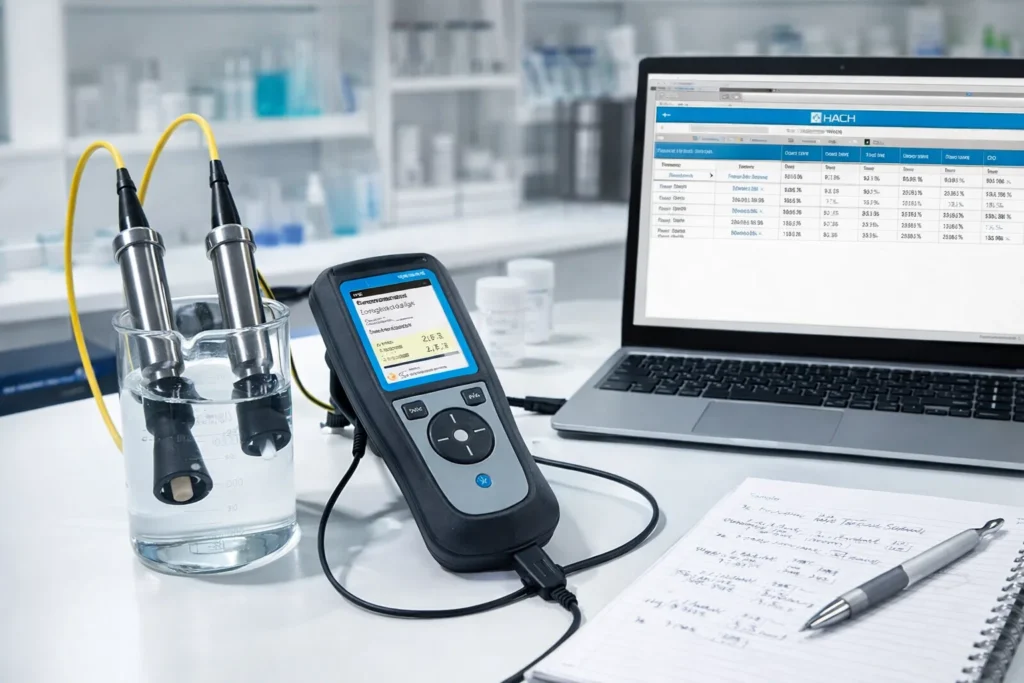 HACH HQ2200 hỗ trợ lưu trữ và truyền dữ liệu trong phân tích nước