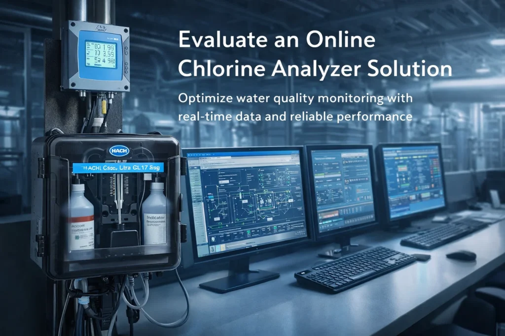 Giải pháp HACH CL17sc cho doanh nghiệp cần kiểm soát clo dư liên tục