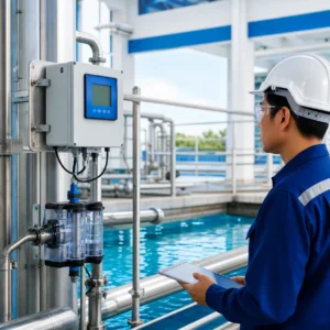 Clo dư online HACH cho giám sát khử trùng liên tục trong nhà máy nước