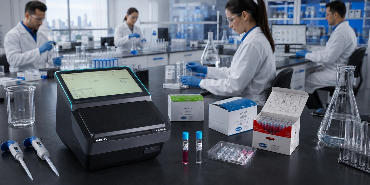 HACH DR4900 hỗ trợ chuẩn hóa quy trình phân tích nước trong phòng lab