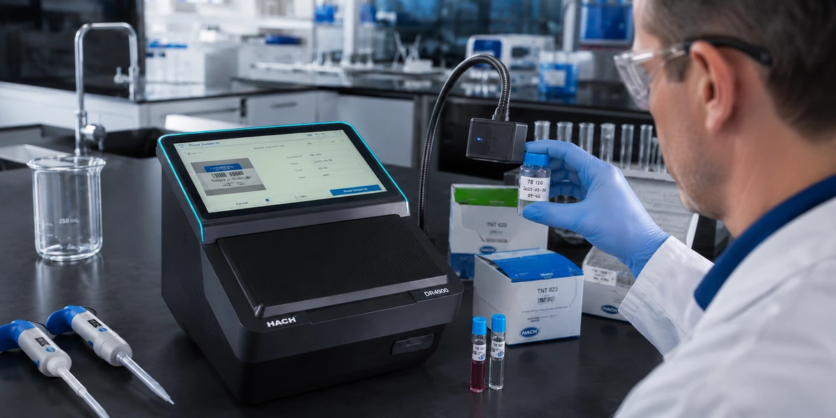 HACH DR4900 nhận diện Sample ID giúp tăng truy xuất mẫu
