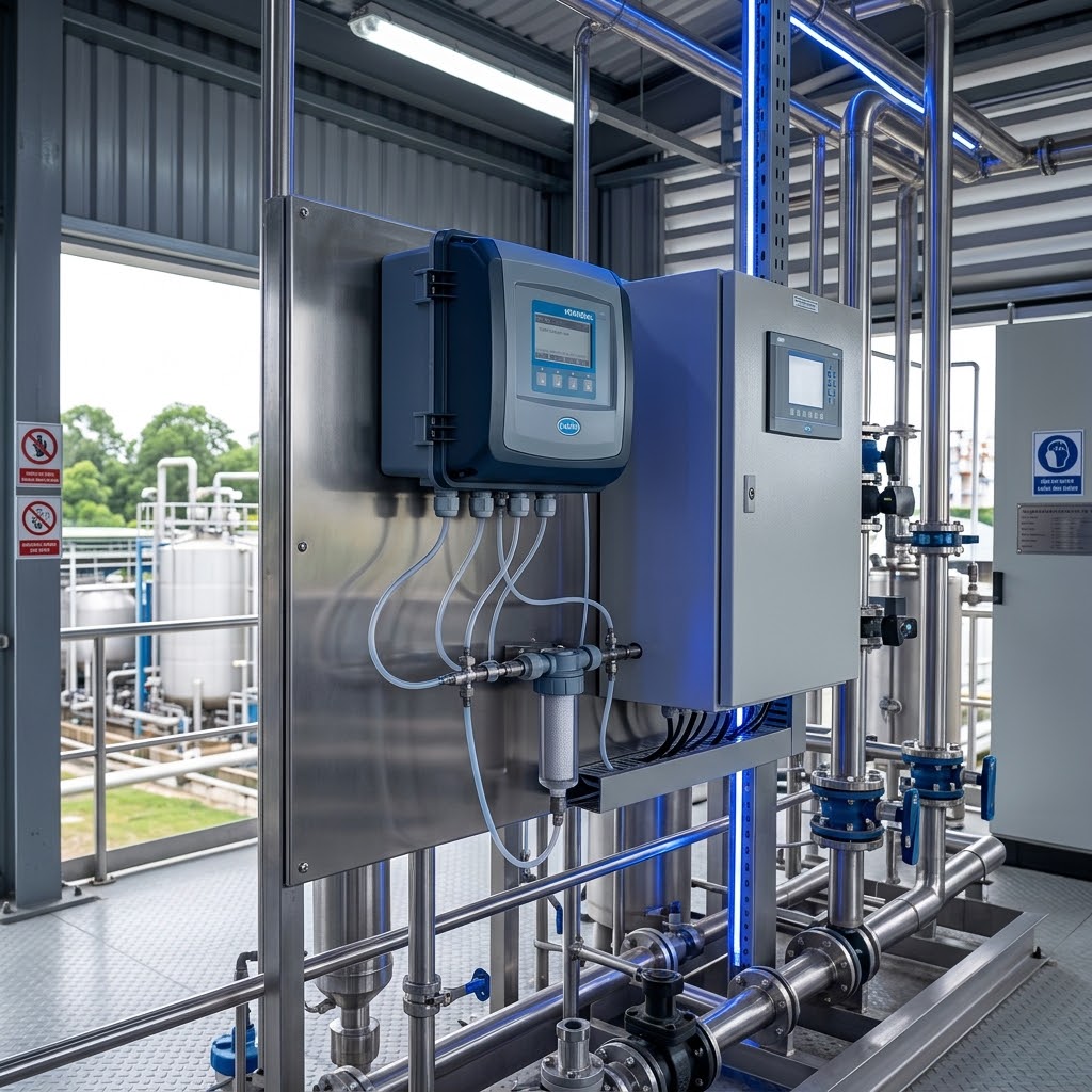 Máy phân tích phosphate online HACH NP6000sc cho hệ thống xử lý nước thải