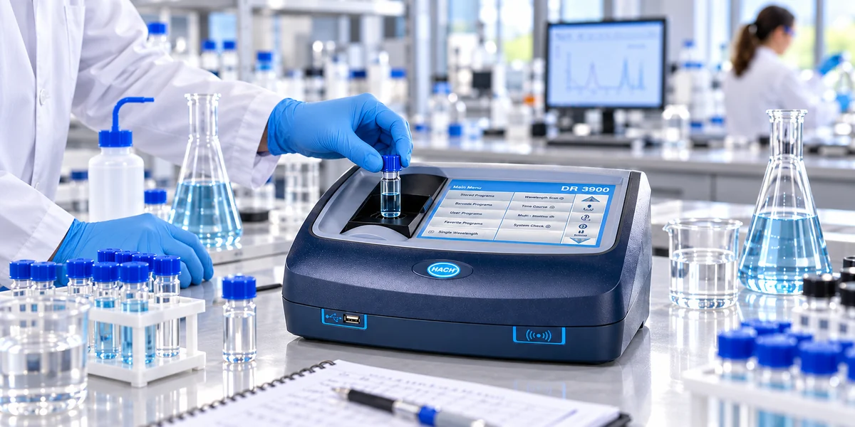 HACH DR3900 vẫn vận hành ổn định trong phòng lab phân tích nước